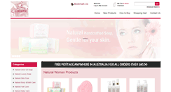 Desktop Screenshot of naturalwoman.com.au